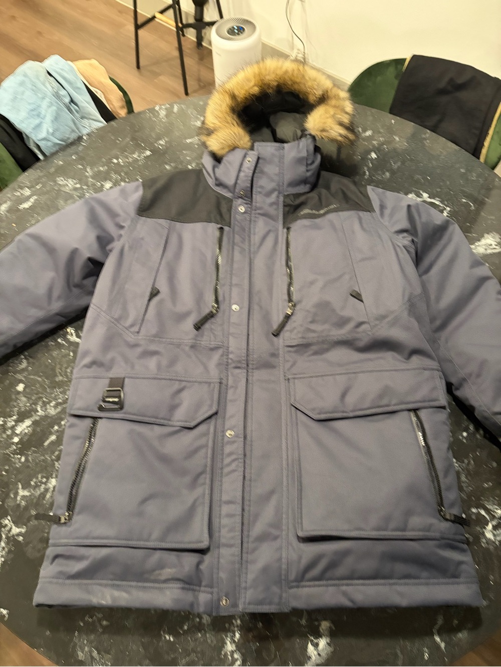 Men's Insulated Eddie Bauer Parka - Gray